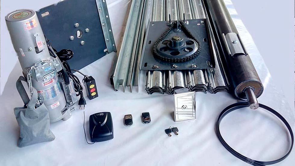 imagem ilustrativa de kits de porta automatica